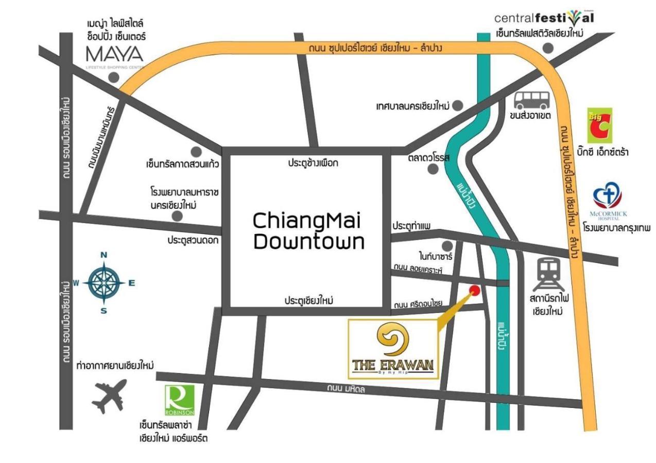 Chiang Mai Night Market Super Large Luxurious 3-Bedroom Hotel-Style Condo Екстер'єр фото
